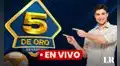 Resultados 5 de Oro HOY EN VIVO: números ganadores del sorteo del domingo 10 de diciembre en Uruguay