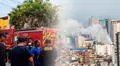 Incendio en Lince: 6 unidades de bomberos atendieron siniestro que se registró en Año Nuevo