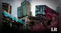 La única ciudad del mundo con un tren que atraviesa un edificio: ocupa del sexto al octavo piso