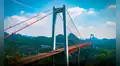 El impresionante puente colgante más alto del mundo: el primer viaducto que supera los 500 m