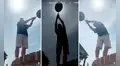 Joven recrea eclipse solar con un sartén y usuarios le dicen: “Ya no tendré que esperar 30 años”