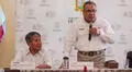 Wilfredo Oscorima recibió a Gustavo Adrianzén en Ayacucho pese a que anunció protestas contra Dina Boluarte