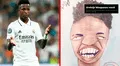 Vinicius Jr. bloquea a fan que le envió un retrato suyo: ¿Qué ocurrió con el dibujo que desató la polémica?