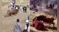 Dos personas resultaron heridas durante una corrida de toros en Huancavelica