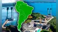 El impresionante puente colgante que conectará Sudamérica con una isla turística y cruzará el océano Pacífico
