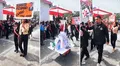 Escolares realizan desfile por Fiestas Patrias y sorprenden al disfrazarse de expresidentes de Perú