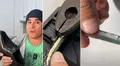 Peruano compró zapato importado y se sorprende al hallar placa metálica en su interior: "Pagué 70 soles"