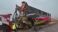 Cañete: dos muertos y 15 heridos deja choque entre un bus y un camión en la Panamericana Sur