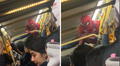Graban a ‘Spider-Man’ en bus lleno del Metropolitano y usuarios bromean:“De regreso a casa”