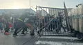 PNP lanza bombas lacrimógenas y perdigones a comerciantes y transportistas que llegaron al Congreso