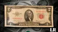 El billete de 2 DÓLARES con sello rojo que podría valer hasta US$4.500: es muy buscado por coleccionistas en EE. UU.