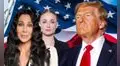 Cher, Sophie Turner y otras famosas que aseguraron abandonar Estados Unidos si ganaba Trump las elecciones 2024