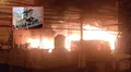 Ocho unidades de bomberos controlan incendio que consumió una vivienda prefabricada en San Borja