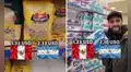 Argentinos visitan supermercados de Perú y Argentina y quedan atónicos: muchos productos doblan el precio