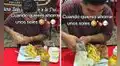 Peruano lleva su bolsa de arroz a pollería y usuarios dicen: “Miramos, pero no juzgamos”