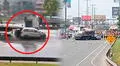 Accidente en la Panamericana Sur: reportan fuga de gas tras choque de un camión en Surco