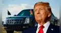 La Bestia, la limusina blindada que acompaña a Donald Trump en su regreso a la Casa Blanca en Estados Unidos
