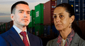 Daniel Noboa, presidente de Ecuador, anuncia aranceles de 27% a productos importados de México