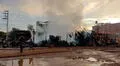 Incendio de grandes proporciones consume cuatro puestos madereros