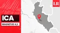 Temblor de magnitud 4,3 se sintió en Ica esta noche, según IGP