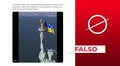 Video de la puesta de la bandera de Ucrania en la Estatua de la Libertad no es real