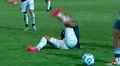 La estremecedora lesión de Victorio Ramis en el Independiente Rivadavia vs Racing: tuvo que retirarse en ambulancia