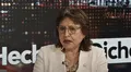 Delia Espinoza a Dina Boluarte tras acusar a la Fiscalía por inseguridad: "No se puede salir ligeramente a echarle la culpa a todo"