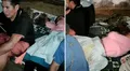 Familia de bajos recursos duerme fuera de hospital en Chanchamayo para cuidar a su hija internada