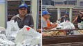 Obrero peruano habla inglés sin problemas al ser consultado sobre servicio de carga: "What time?"