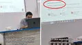 Profesor olvida apagar el proyector y alumnos descubren que realiza las preguntas del examen con IA: “Dame 10 preguntas complejas”