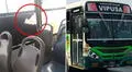 Atentado en la Vía Evitamiento: lanzan bomba molotov a bus de Vipusa con pasajeros a bordo