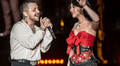 Nodal y Ángela Aguilar reaparecen juntos en Feria de Tabasco y sorprenden con apasionado beso tras cantar 'Dime cómo quieras'