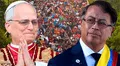 Petro pide a León XIV alzar su voz por los refugiados "humillados" en EE. UU.: "Ojalá sea el gran líder de los pueblos migrantes en el mundo"