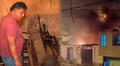 Hombre incendia taller mecánico de su vecino en Surco y lo deja en la ruina: "No se ha salvado nada"