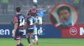 Jhilmar Lora terminó con la boca ensagrentada y sin un diente en el Sporting Cristal vs Cerro Porteño