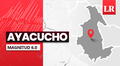 Temblor de magnitud 6.0 se sintió en Ayacucho hoy, según IGP