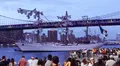 Video del preciso instante en que choca el Buque Cuauhtémoc con el Puente de Brooklyn y deja 2 muertos en Nueva York