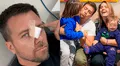 Julián Zucchi apareció ensangrentado tras visita a sus hijos en casa de Yiddá Eslava: "Empezó a sangrar bastante"