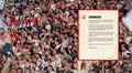 Universitario publicó potente mensaje tras levantamiento de la sanción al Monumental: "Justa, objetiva y proporcional"