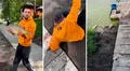 Joven intenta presumir pez que acababa de atrapar: sin querer resbala y lo termina devolviendo al río