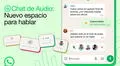 WhatsApp lanza los 'chats de audio' para los grupos: ¿en qué consisten y cómo funciona esta nueva función?