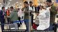 Peruano sufre cruel broma de sus amigos con pasaje impreso en aeropuerto: “El papelón de su vida”