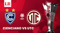 ¿A qué hora juega Cienciano vs UTC EN VIVO ONLINE por la fecha 14 del Torneo Apertura en la Liga 1?