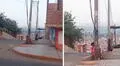 Niña peruana desata pánico al usar cables caídos de poste como columpio: “Debieron llamar a los padres”