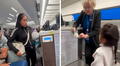 Niña peruana ayuda como traductora a familia de inmigrantes en aeropuerto de EE. UU.: "Se ofreció voluntariamente"