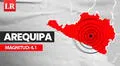Temblor de magnitud 4,1 sacudió Arequipa hoy, reporta el IGP