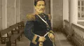 Paz Soldán y Ramón Castilla en un juego de naipes