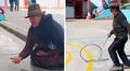 Adultos mayores en Cerro de Pasco incentivan a escolares a desconectarse de los aparatos tecnológicos y practicar juegos ancestrales