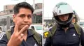 Motorizado sin chaleco intenta escapar de intervención en operativo: "¿En Perú quién cumple las reglas?"