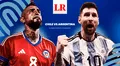 Partido Chile vs Argentina EN VIVO HOY sin Lionel Messi: alineaciones confirmadas del partido por Eliminatorias Sudamericanas 2026